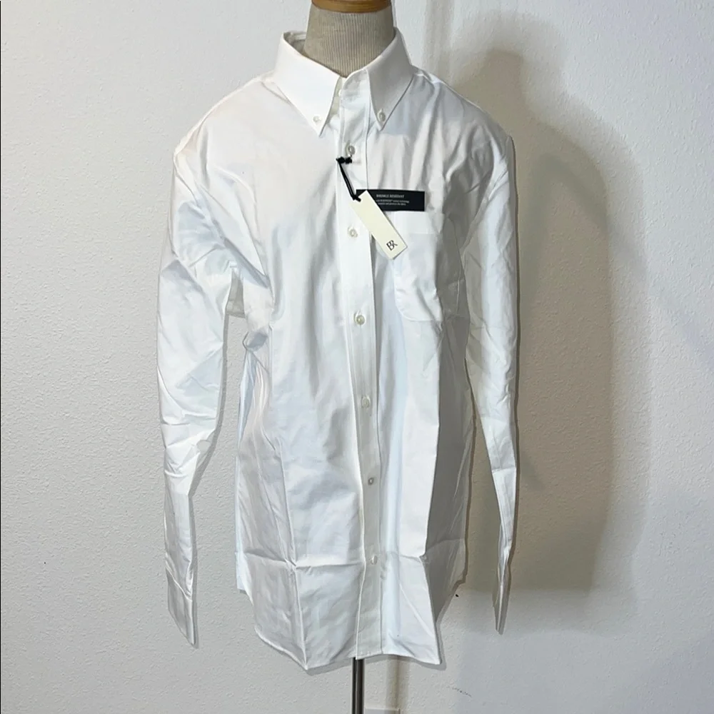 Banana Republic Button Down Collar Slim Fit Cotton Dress Shirt